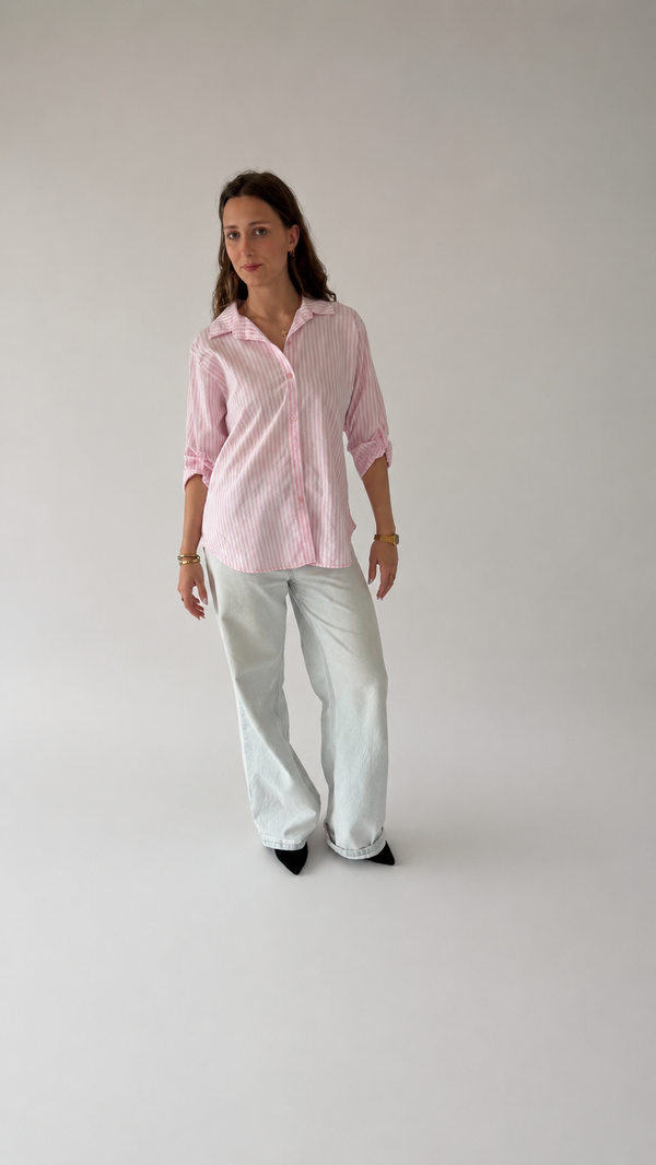 La blouse Juliette — gestreepte oversized blouse